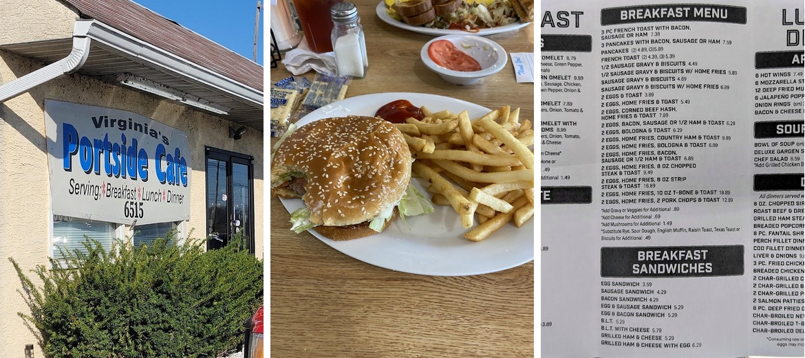 Portside Cafe Menu