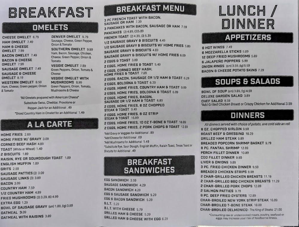 Portside Cafe Menu image 1
